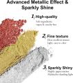 Metallic Chrome Magic Mirror Powder Laser Shimmer Glitter Holographic Powder Nail Art Dust Metal Effect Nail Glitter DIY Nail Art Docoration.