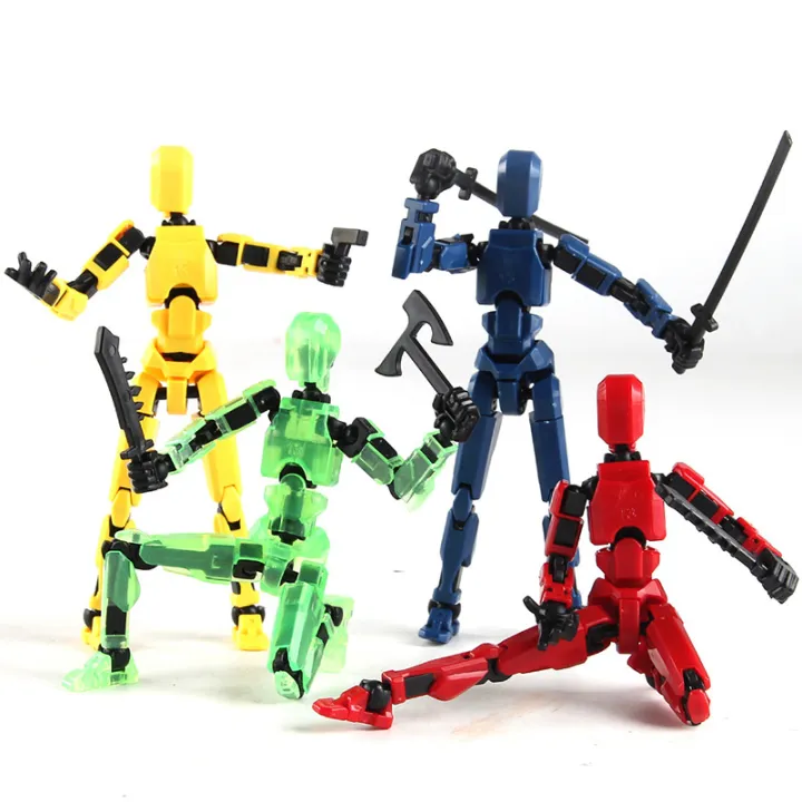 Lucky%20Robot%2013%20Action%20Figure,%203D%20Printed%20Multi-Jointed%20Movable%20Robot%20Action%20Figure,%20Dummy%20Robot%2013%20Action%20Figure%20for%20Kids%20Adults%20-%20Image%204