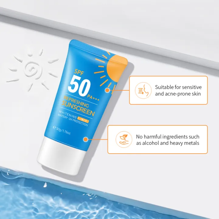 LAIKOU%20Refreshing%20Sunscreen%20Moisturizing%20Long%20Lasting%20Sun%20Protection%20Sunblock%2050g%20SPF%2050+%20-%20Image%203
