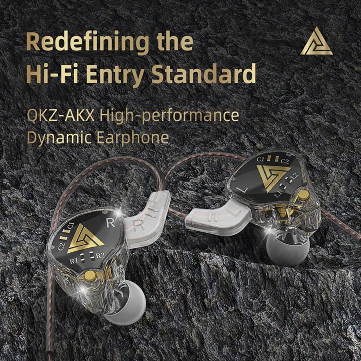QKZ%20AKX%20HIFI%20Heavy%20Bass%20Transparent%20Earphones%20IEM%20Monitor%20Level%203.5mm%20In-Ear%20Music%20Headphone%20Dynamic%20With%20Mic%20Wired%20Headset%20DMX%20-%20Image%202