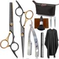 Hairdressing Scissors Set, 6 Inch Hair Cutting Scissors Thinning Shears, Hair Cutting Styling Accessories Tools Kit For Barber S.