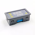 DC 24V Time Relay Module Programmable Digital Time Cycle Delay Switch Module Automotive Relay Switch 1500W ON-OFF Control 0-999 Second Min Hour LED Display.