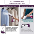 RAF R.1282G 2-in-1 Handheld Clothes Steamer Iron Machine (1400W) – Premium Mini Steam Iron for Home & Travel.
