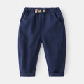 2023 Fashion Korean Trendy Handsome Casual Pants Spring cotton comfortable mid-rise casual pants for small and medium-sized children. 