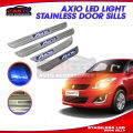TOYOTA AXIO LED Light Stainless Door Sills - Blue  DOOR LIGHT. 