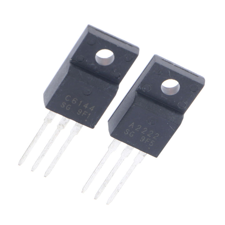 Lotto 5 Pezzi Transistor 2SA2222 / 2SC6144 A2222 C6144 TO-220F