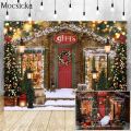 Christmas Photography Backdrop Fireplace Xmas Tree Family Portrait Photoshoot Baby Photo Background Studio Festival Decor Banner.
