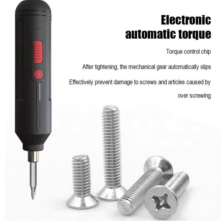 Portable%20Wireless%20Electric%20Screwdriver%20with%2014-Piece%20Bit%20Set,%20USB%20Rechargeable,%20High-Torque%20Drilling%20Tool%20-%20Image%202