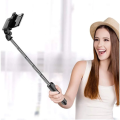 XT-02 3 In 1 Bluetooth Selfie Stick Horizontal and Vertical Shooting Mobile Phone Tripod Remote Control Selfie Stand for Making TikTok, Vlog Videos and Tripod Stand xt 02 Selfie Stick. 