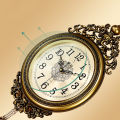 Elegant, traditional, ornate, hand painted modern grandfather wall clock for new home or office fancy ethnic luxury handmade decoration, swing pendulum large 29.5 inches.  - wall clock. 
