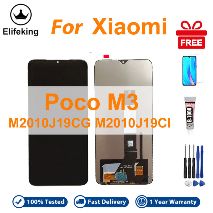 LCD No Frame For Xiaomi Poco M3 M2010J19CG M2010J19CI Display Touch ...