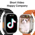 Ws10 Ultra Android Smartwatch SIM Card WiFi Support with Retractable Rotating Camera Smart Watch. 