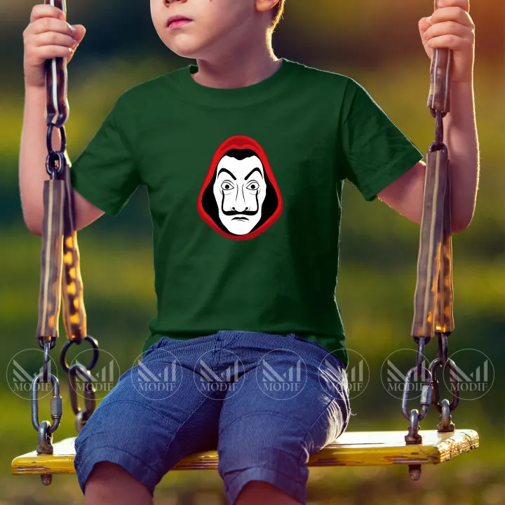 Money%20Heist%20Graphic%20Design%20T-Shirt%20Made%20With%20Premium%20Cotton%20Unisex%20Round%20Neck%20Short%20Sleeve%20-%20Image%202