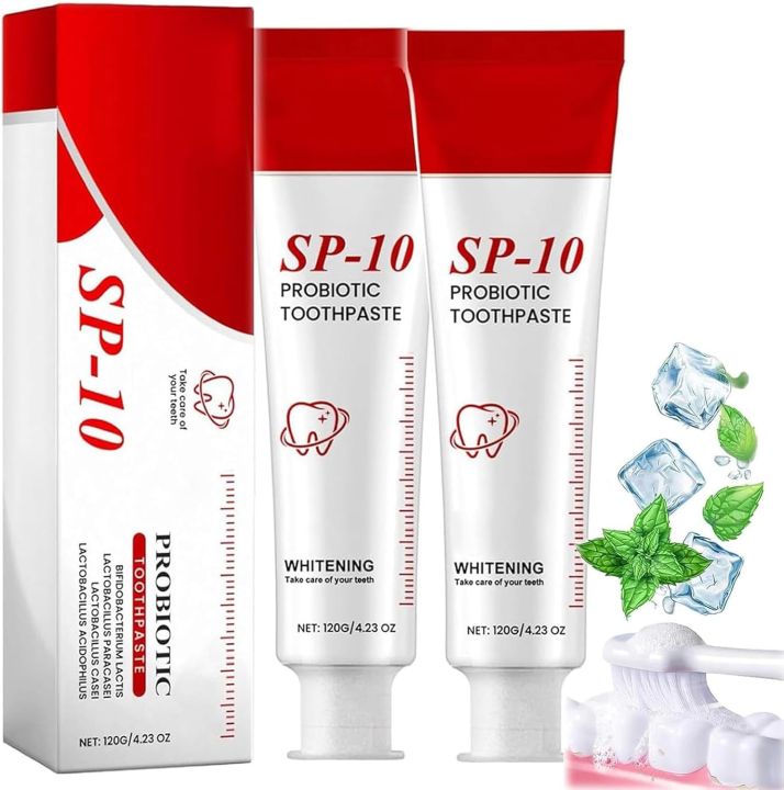 Sp-10 Probiotic Toothpaste,Whitening Toothpaste,Fresh Breath,Deep Cleaning Care