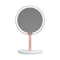 Smart Tricolor LightledMakeup Mirror Dresser Table Foldable Cosmetic Mirror with LightUSBRechargeable Gift Mirror. 
