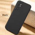 Biruiqu For Xiaomi Mi Note 10 Lite Shockproof Anti Slip Soft TPU Sandstone Matte Back Case Cover. 