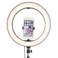 10 -inch LED Tripod Stand, Ring Studio Light & Phone stand Light with 6 Feet Long 200 Centi Meter-Black. 