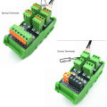 PLC Input Module Terminal Block 4 6 Way/Channels Photoelectric Pl roximity Switch NPN PNP Sensor 3 Wires Conversion Transfer Board. 