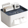 Tissue Box Napkin Holder Remote Control Storage Multifunctional Desk Organizer Conbo. 