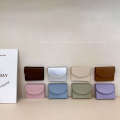 Dopamine Color Korean Solid Simple Card Bag Multi functional Large Capacity Wallet. 
