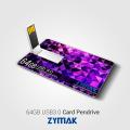 Pen Drive Zymak 64 GB Pen Drive Card Pendrive Ultra Slim Pen Drive 64 Gb Storage Capacity USB 3.0 Flash Drive - Pen Drive. 