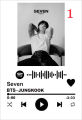 BTS JUNGKOOK SEVEN Concept Music Acrylic Keychain. 