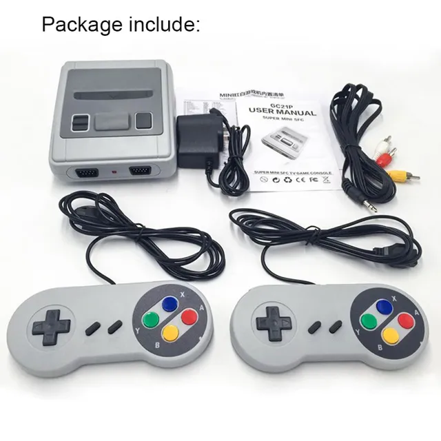 SNES%208%20Bit%20Mini%20Retro%20TV%20Game%20Console%20Built-in%20620%20Class%20Games%20With%202%20Controllers%20For%20Super%20Nintendo%20US/EU/UK/AU%20Plug%20-%20Image%205