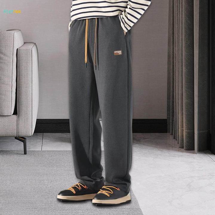 Men's%20Athletic%20Sweatpants%20Loose%20Fit%20Pants%20Joggers%20for%20Men%20with%20Pockets,%20Open%20Bottom%20Drawstring%20,%20Gray,%20S%20-%20Image%203