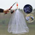 12 Size Fishing Net Trap Mesh Luminous Bead Netting Sea Fish Net Tackle Design Copper Shoal Cast Gill Feeder Fishing Trap.