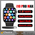 2024 New Smart Watch i10 Pro Max Series8 Smartwatch 1.8inch Bluetooth Call Heart Rate Women Men Series 8 Smartwatch PK X8 Max. 
