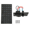 Toggle Switch, IP66 Waterproof Rocker Switch Panel On Off for Automotive for Truck for UTV.