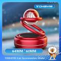 TOHAYIE New Solar Car Perfume Creative Interstellar Rotation Aromatherapy  Car Decorations Personalized Creative Decorations Air Fres (Black). 