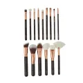 zoeva Makeup Brush Set - Black and Golden. 