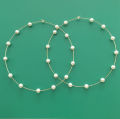 Beautiful earring circle pearl style earring for women. 