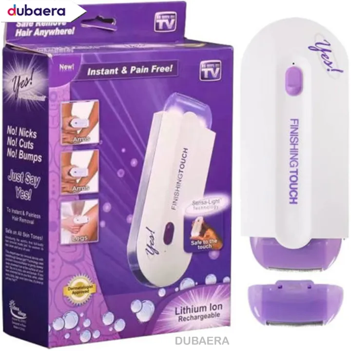 Finishing%20Touch%20Hair%20Remover%20Epilator%20Kit%20Instant%20Pain%20Free%20With%20Sensor%20Light%20-%20Image%202