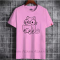 Short Sleeve T Shirt For Women -Printed Jersey Tshirt.