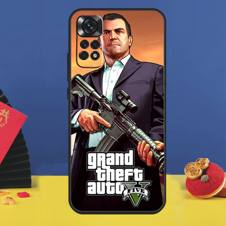 Gta%205%20Grand%20Theft%20Auto%20Case%20For%20Xiaomi%20Redmi%20Note%2011%2010%2012%208%209%20Pro%208T%209S%2010S%2011S%20Redmi%2010%2010A%2010C%209%2012C%209C%20Cover%20-%20Image%205
