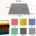 400X400X18Mm Anti Slip Garage Floor Tiles Interlocking Plastic Floor Tiles Deck Mat For Car Parking Outdoor. 