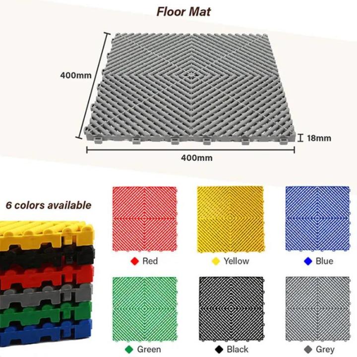 400X400X18Mm%20Anti%20Slip%20Garage%20Floor%20Tiles%20Interlocking%20Plastic%20Floor%20Tiles%20Deck%20Mat%20For%20Car%20Parking%20Outdoor%20-%20Image%204