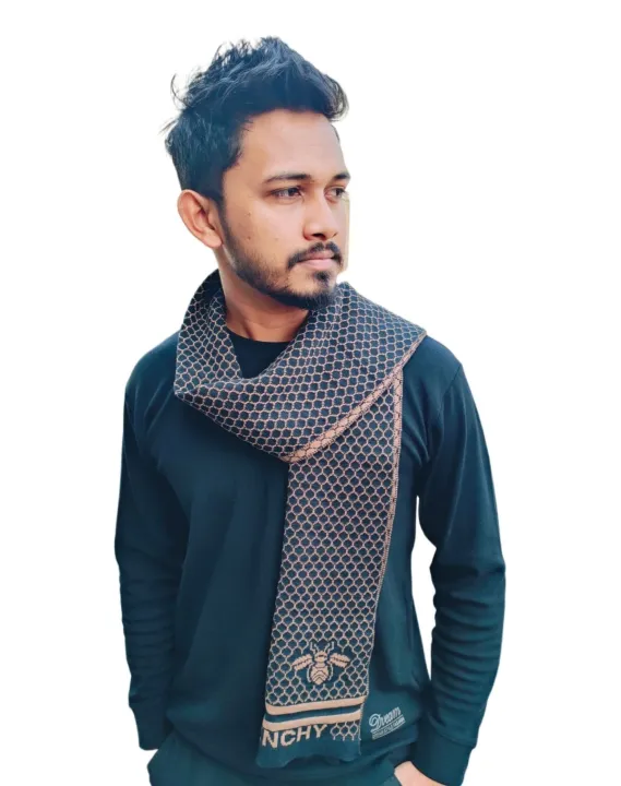 Black%20And%20Grey%20Winter%20Woolen%20Scarf,%20Soft%20Muffler%20Stylish%20Fashion%20Scarf%20For%20Men%20And%20Women%20-%20Image%202