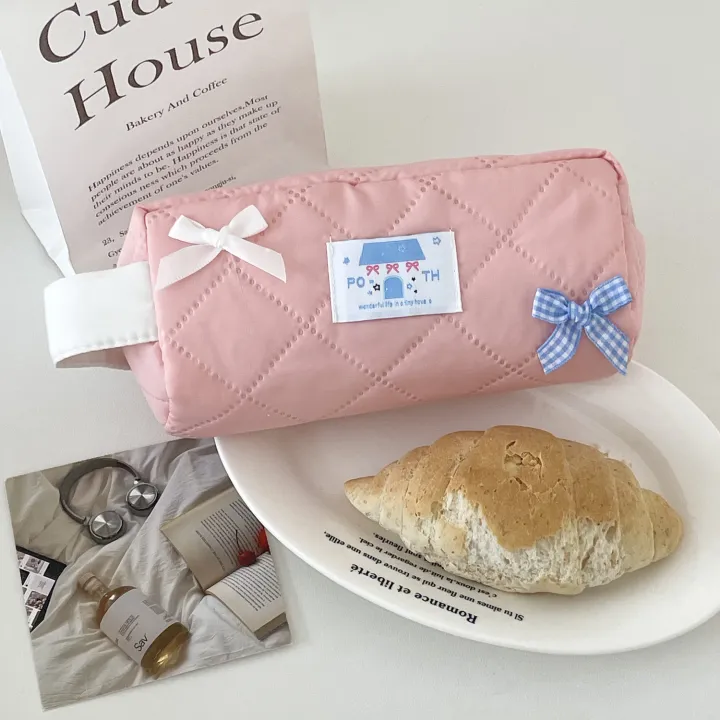 Pink%20Pencil%20Case%20Lightweight%20Large%20Capacity%20Kawaii%20Pencil%20Bag%20Bow%20Design%20Quilted%20Stationery%20Pouch%20for%20Girls%20Students%20Travel%20-%20Image%209