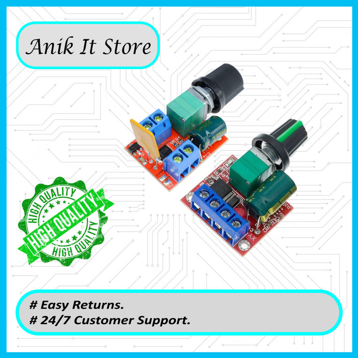 PWM DC Motor Speed Controller 5V-28V 5A | Daraz.com.bd