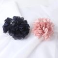 Fabric Big Flower Hair Claw Clips Women Girls Soft Chiffon Flowers Ponytail Holder Hair Clamps Barrette Fashion Hair Accessories.