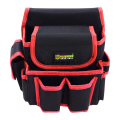 Multifunctional 8-pocket Waist Belt Tool Bag  (4 Holes 2 Pocket) for Electric Electrician Drill Garden Tools set Organizer for Home / Industrial Maintenance. 