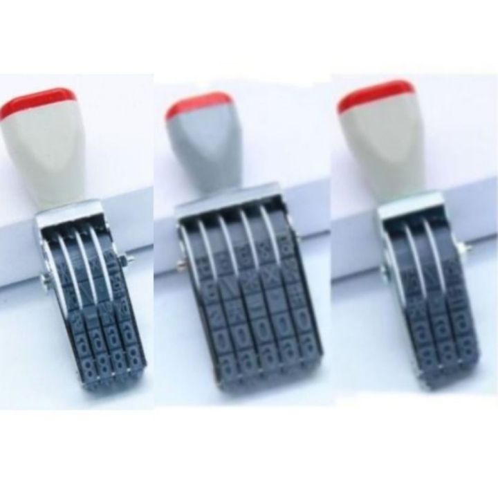 3 ,4 or 5 Digit Number Number Stamp DIY Changeable Personalized Roller Stamps Business Stamps Office