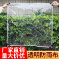 Outdoor Rainproof Shade Cloth PVC Transparent Waterproof Cloth Thick Plastic Balcony Rainproof Cloth Balcony Baffle Tarpaulin. 