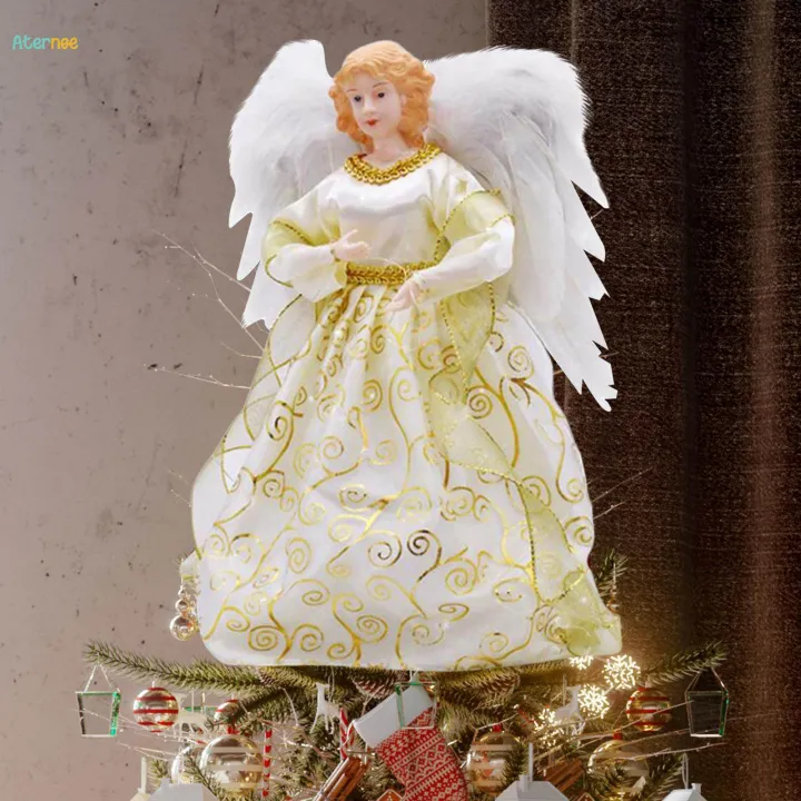 Treetop%2012"%20Angel%20Figurine%20Christmas%20Ornament%20Lighted%20Christmas%20for%20Cafe%20-%20Image%206