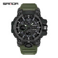 (New) Anda 100% authentic men' multi-function waterproof watch port watch Fahion caual luminou luxury LED outdoor analog  Men' Watch. 