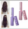 Rechargeable Mini Hair Straightener, Portable Usb Mini Cordless Flat Iron Hair Straightener Brush,. 