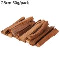 【Daily Necessities For Anyone Store】50g/Pack 7CM Natural Fragrance Incense Wooden Sticks Irregular Sandalwood Chips Incense Home Buddhi. 